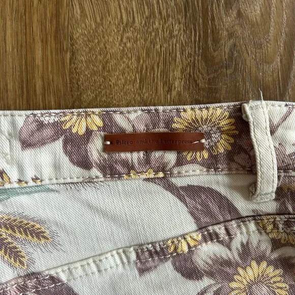 Anthropologie Vintage Style High Waisted Button Fly Bootcut Jeans Size 26 - Picture 11 of 13